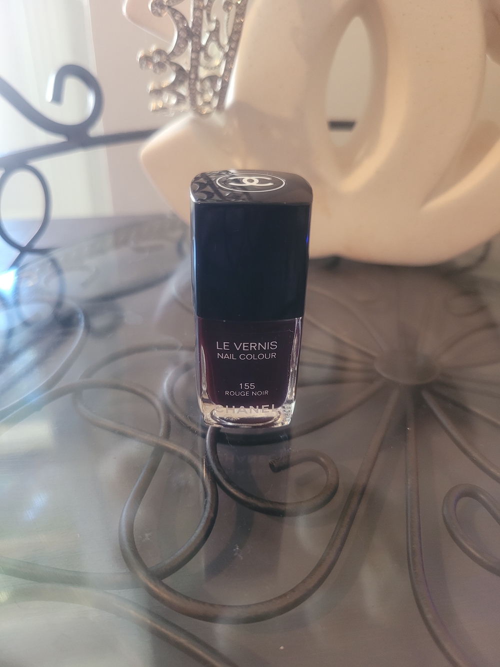 Chanel Le Vernis Nail Colour 155 Rouge Noir - Deep Wine Red